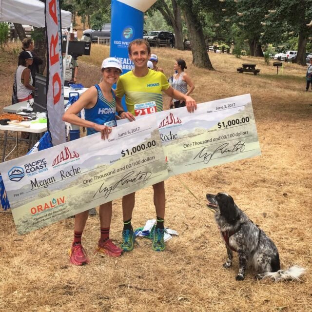 David, Megan Roche and pup