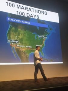 Croix Sather 100 marathons 100 days